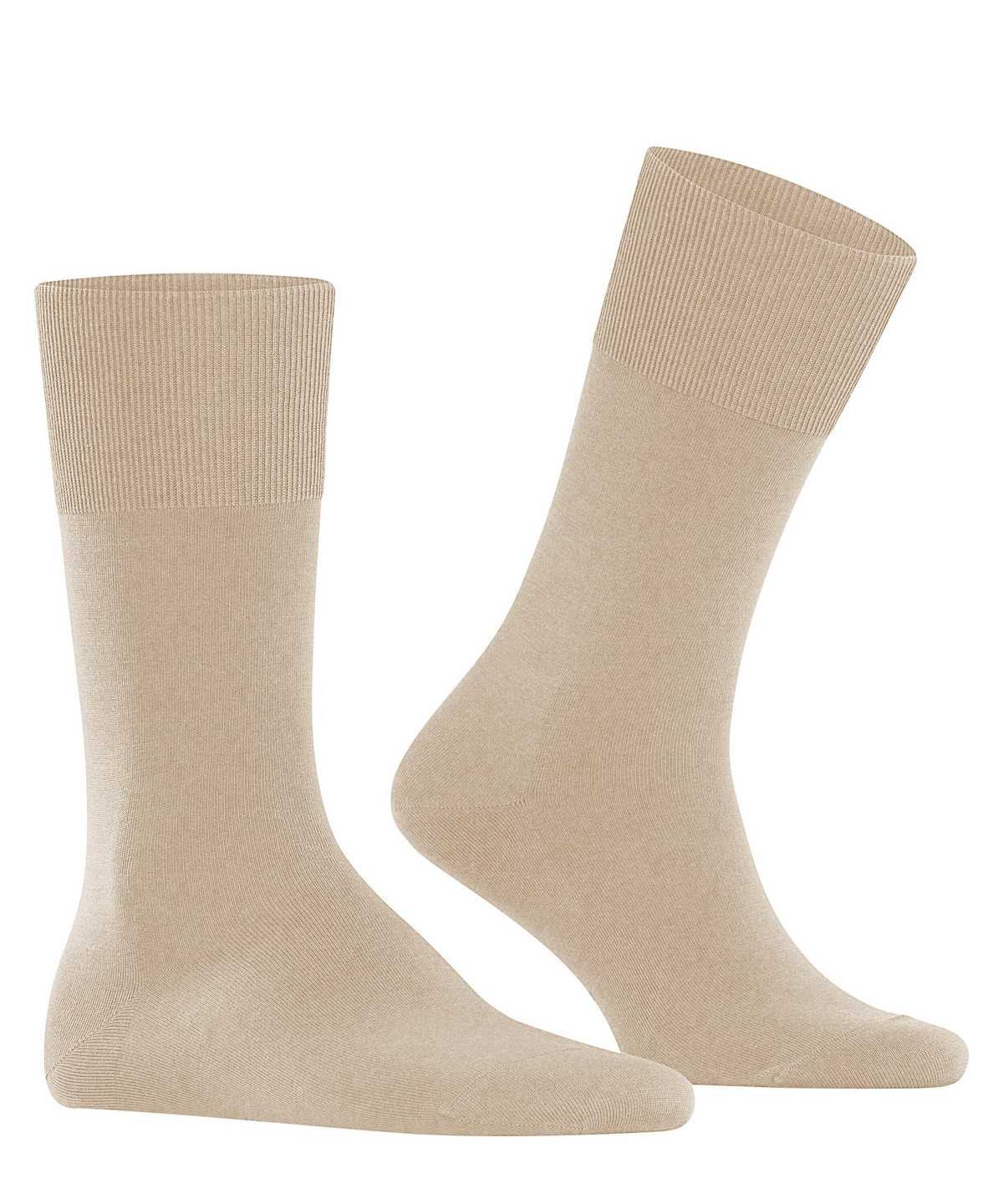 Calzini Uomo Falke ClimaWool Socks Beige | XVTP06482