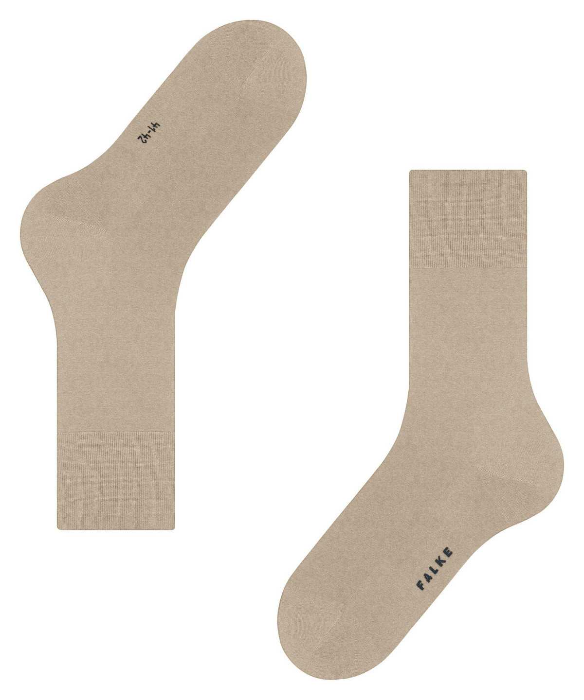 Calzini Uomo Falke ClimaWool Socks Beige | XVTP06482