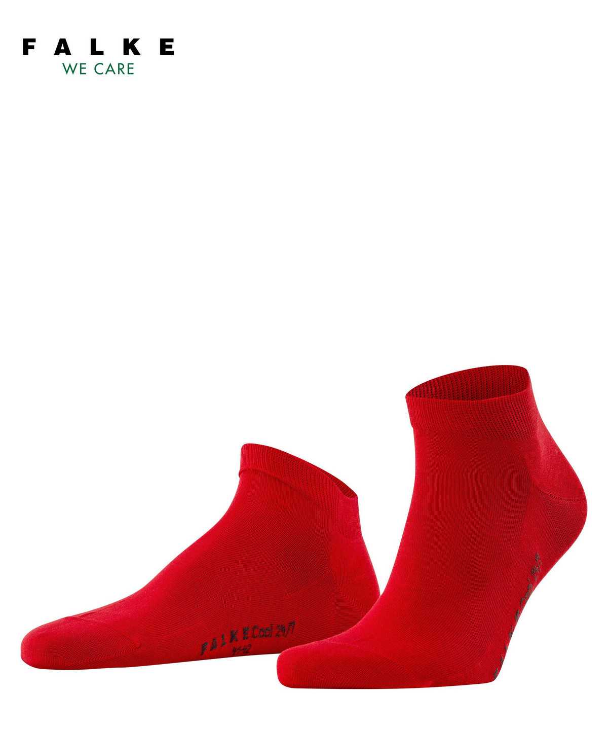 Calzini Uomo Falke Cool 24/7 Sneaker socks Rosse | FQJH73610