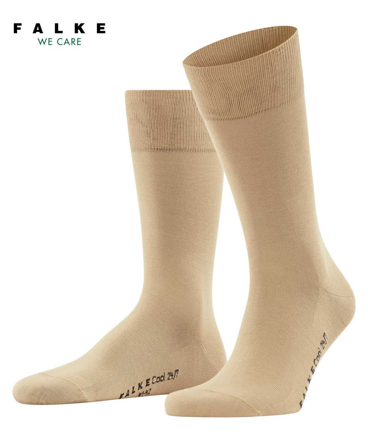 Calzini Uomo Falke Cool 24/7 Socks Beige | KWZM35402