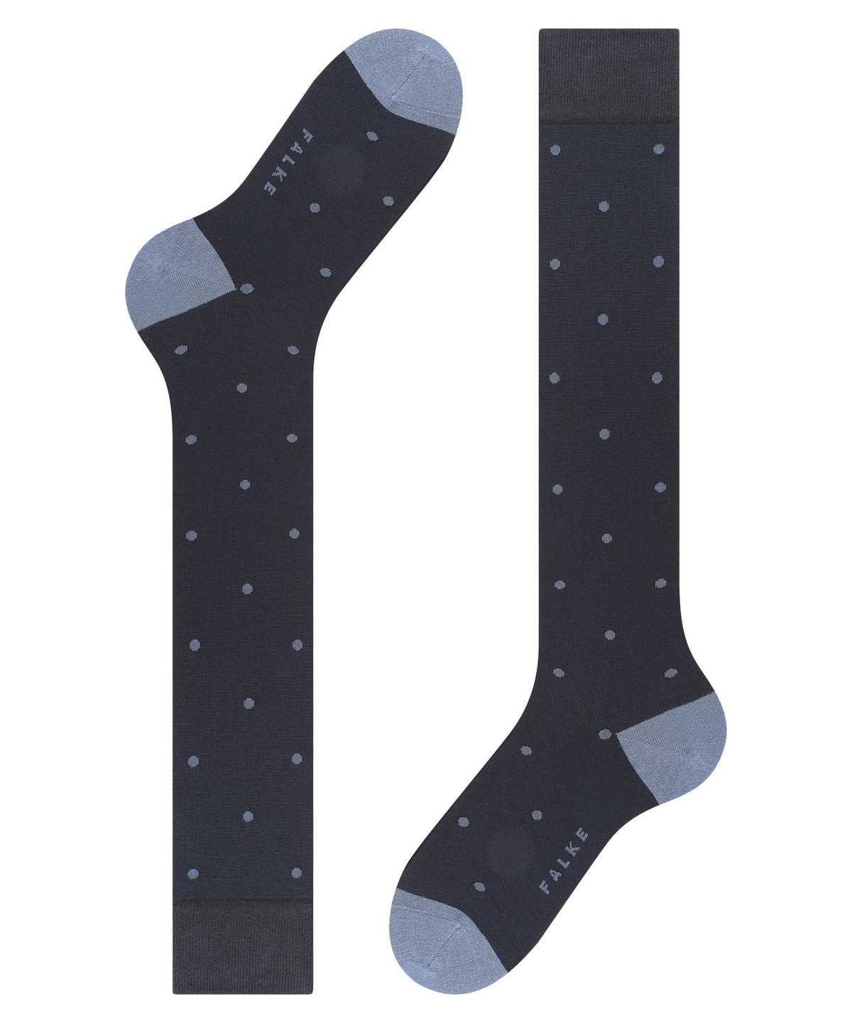 Calzini Uomo Falke Dot Knee-high Socks Blu | OPFA60582