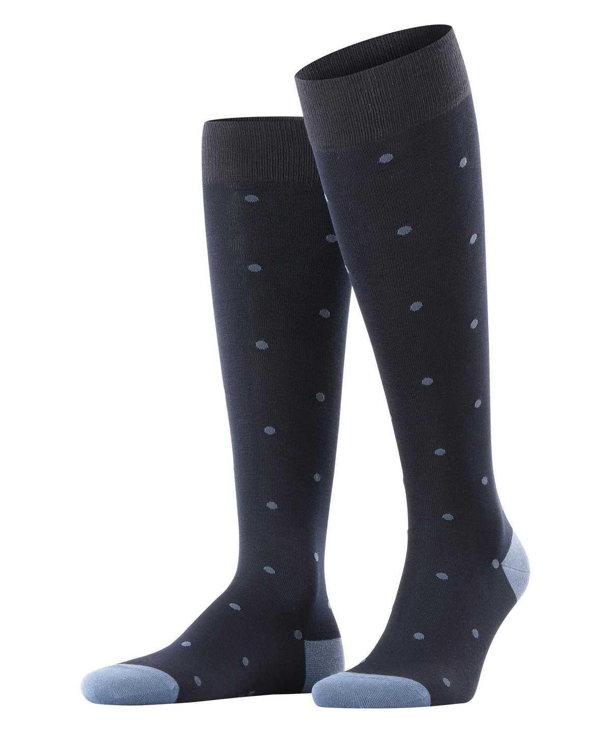 Calzini Uomo Falke Dot Knee-high Socks Blu | OPFA60582