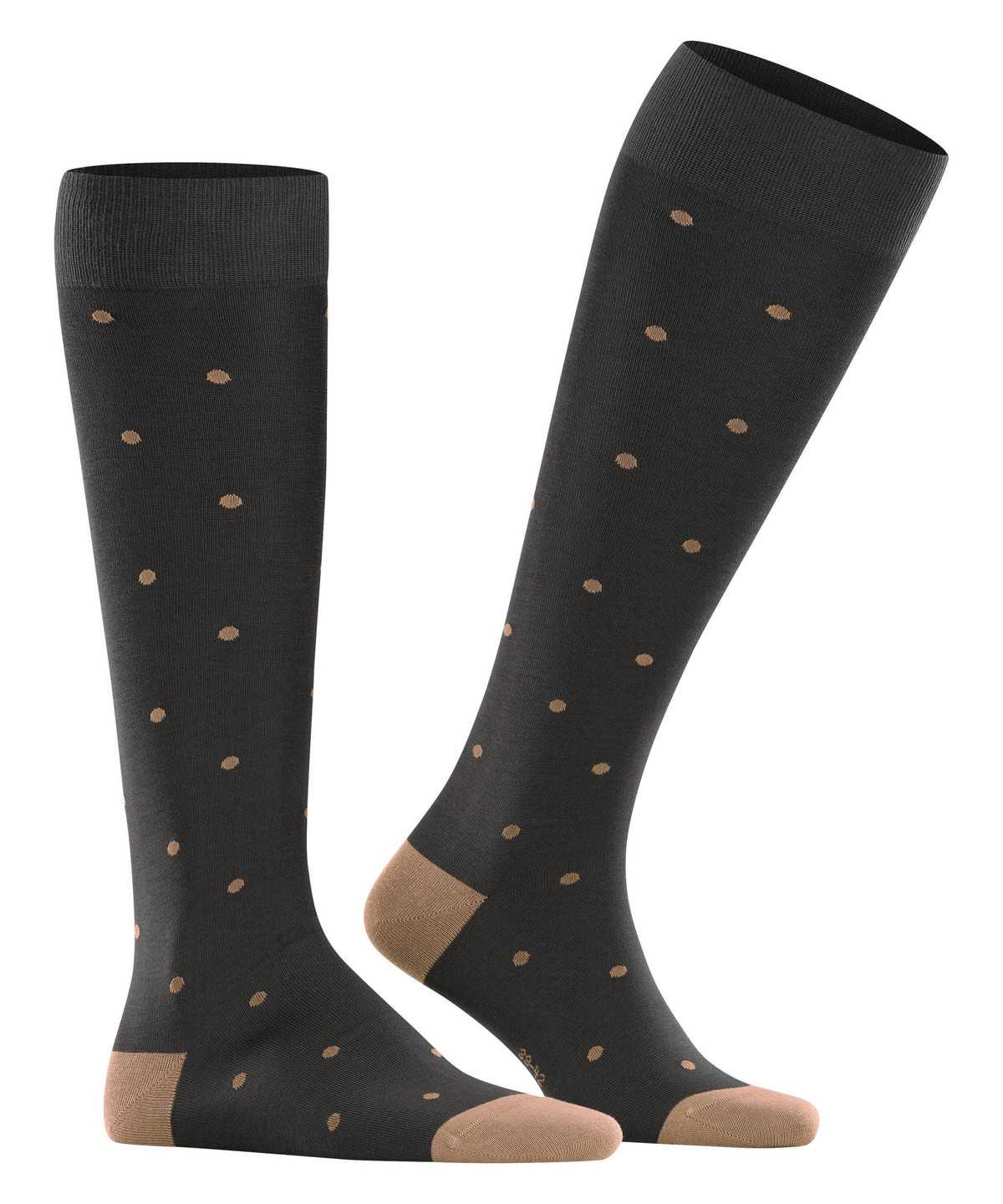 Calzini Uomo Falke Dot Knee-high Socks Marroni | VOYH50286