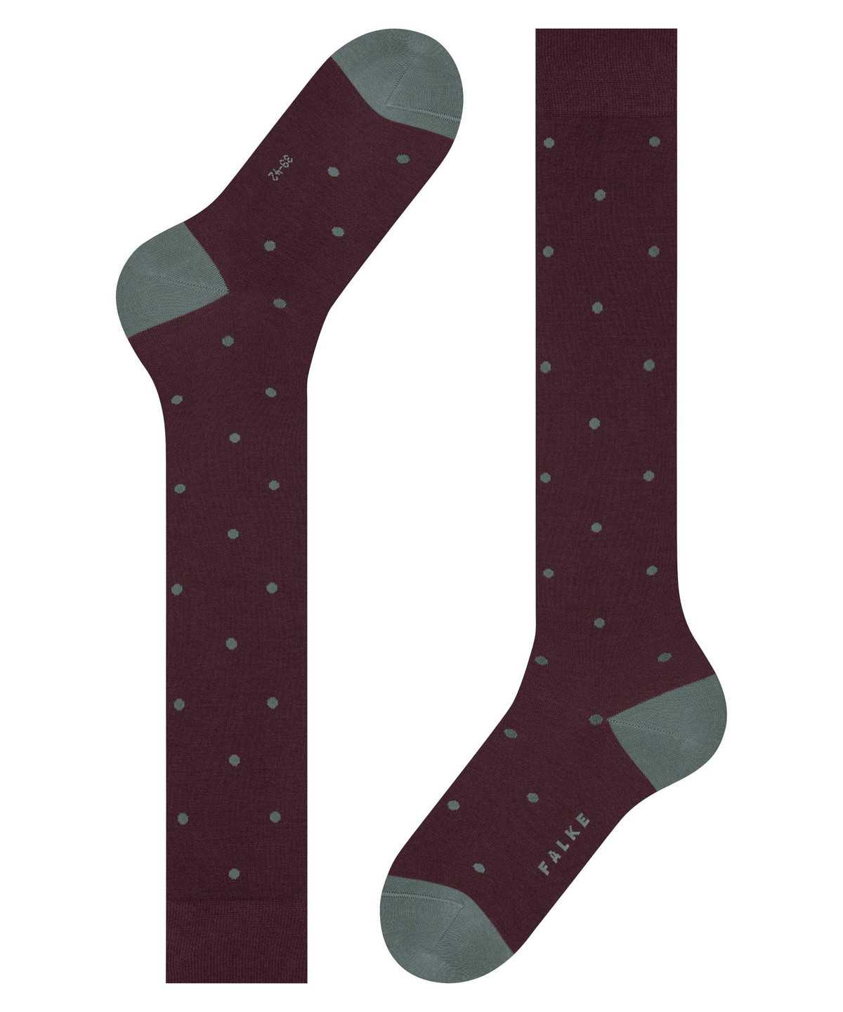 Calzini Uomo Falke Dot Knee-high Socks Rosse | GMBD67431