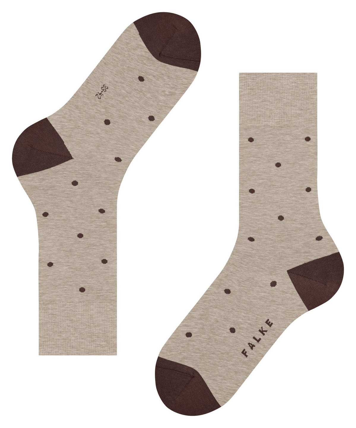 Calzini Uomo Falke Dot Socks Beige | AUZH71952