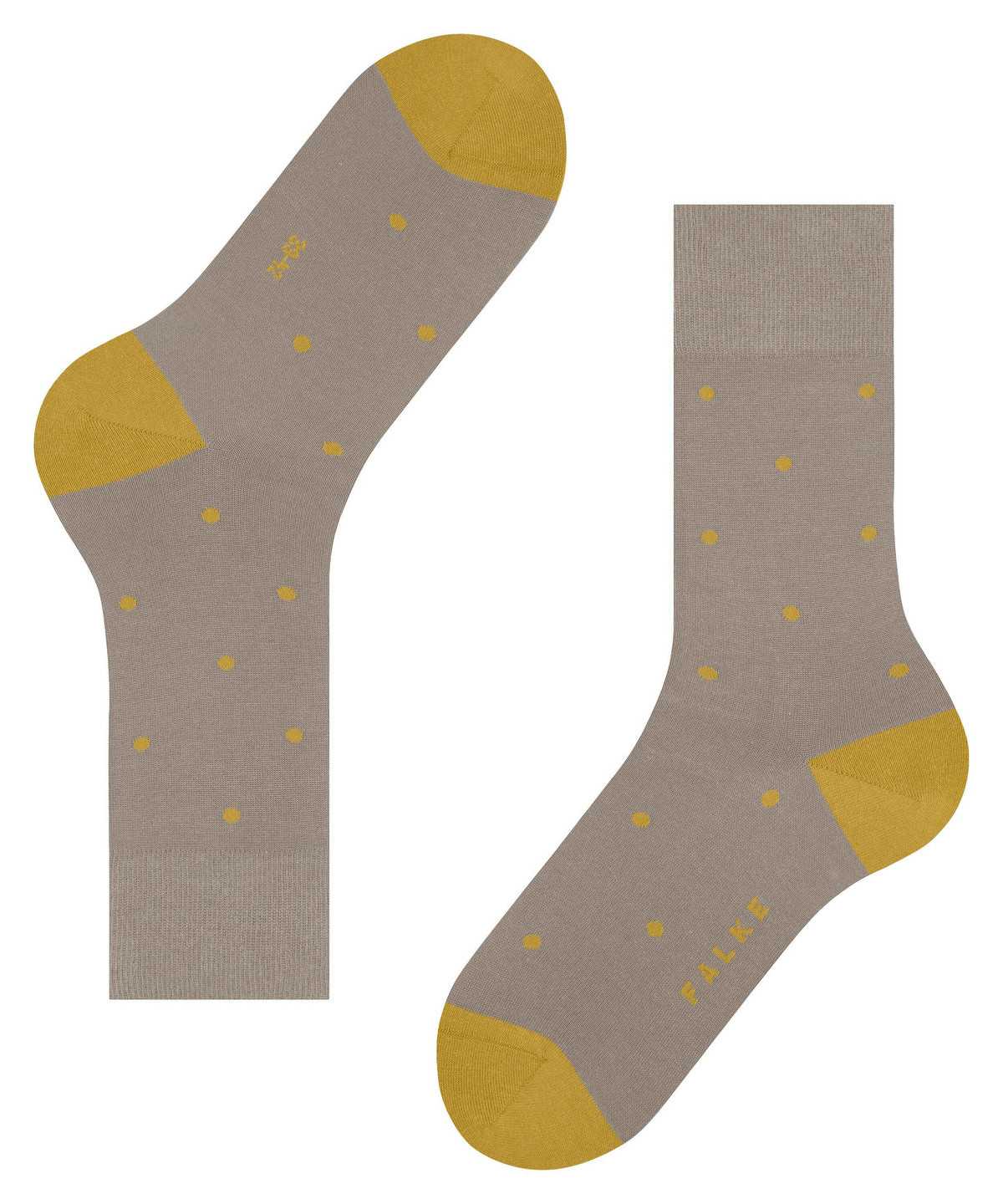 Calzini Uomo Falke Dot Socks Beige | DHCX34680