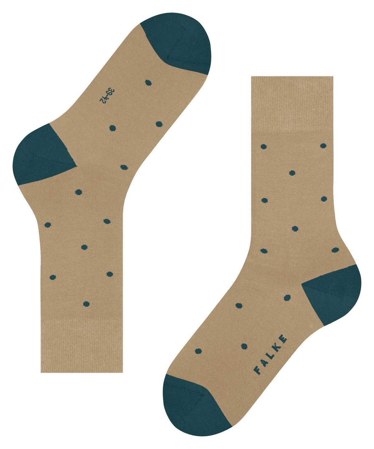 Calzini Uomo Falke Dot Socks Beige | NSWH34572