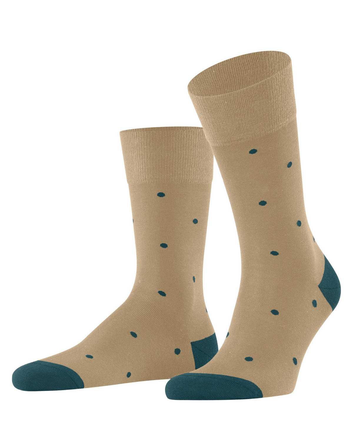 Calzini Uomo Falke Dot Socks Beige | NSWH34572