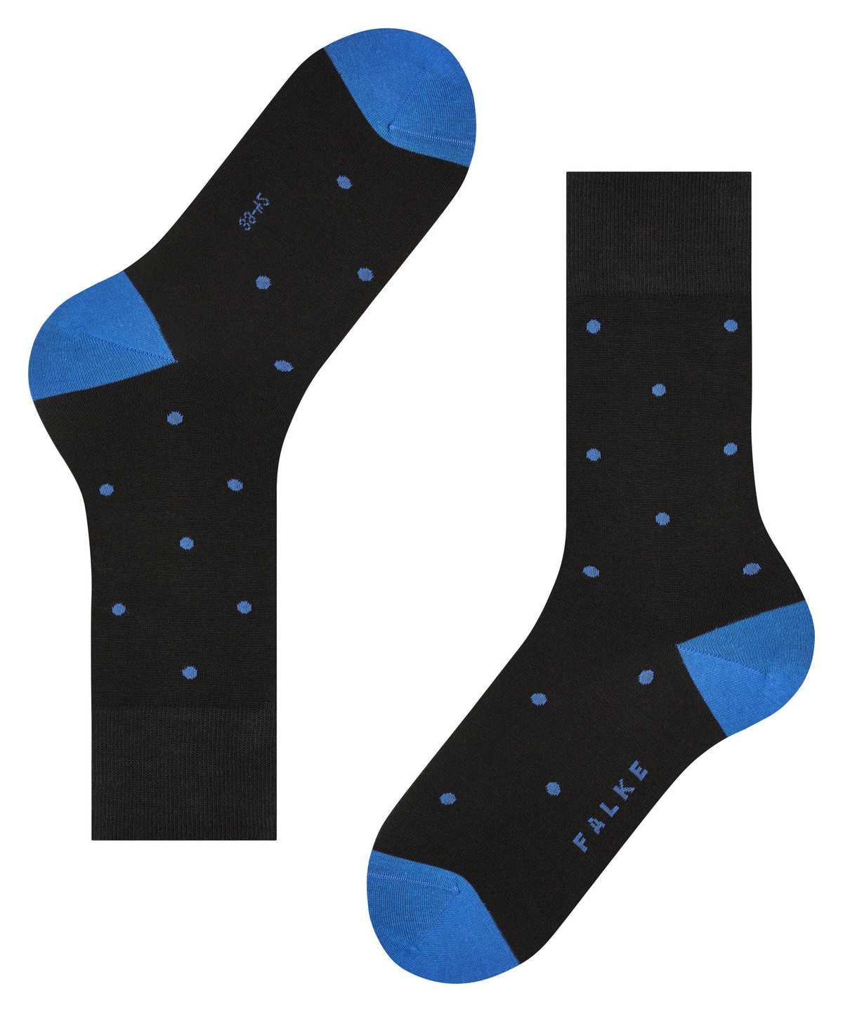 Calzini Uomo Falke Dot Socks Nere | APDH83679