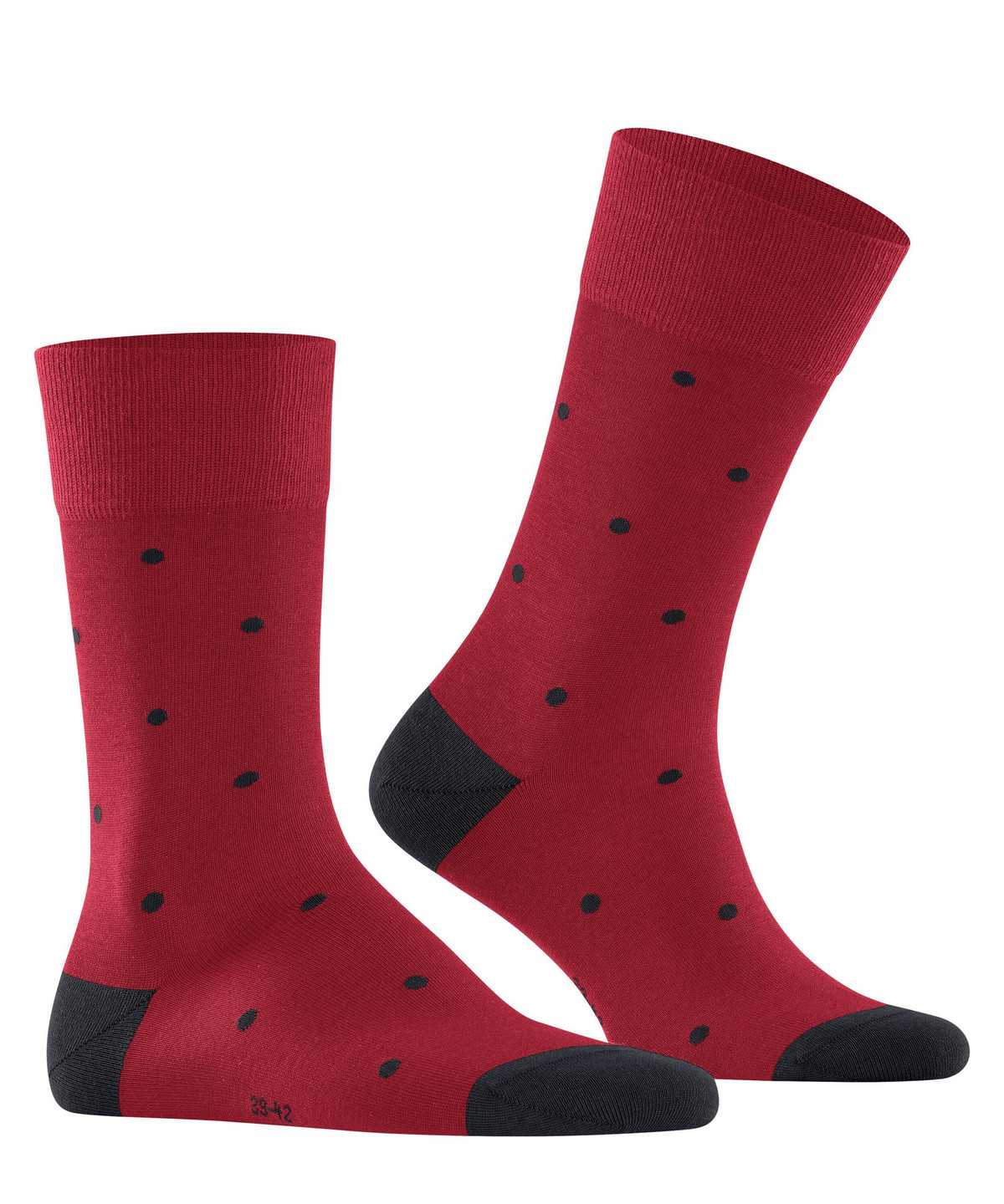 Calzini Uomo Falke Dot Socks Rosse | XUHY94253