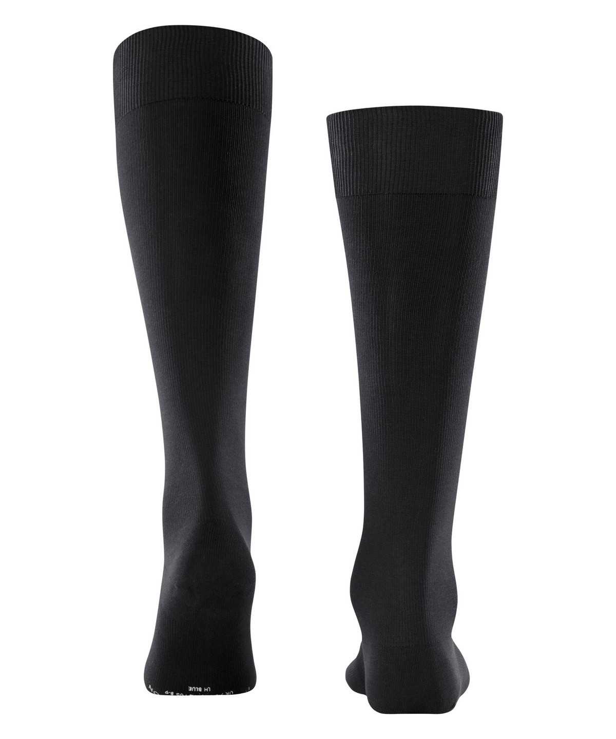 Calzini Uomo Falke Energizing Cotton Knee-high Socks Nere | OLNK87621