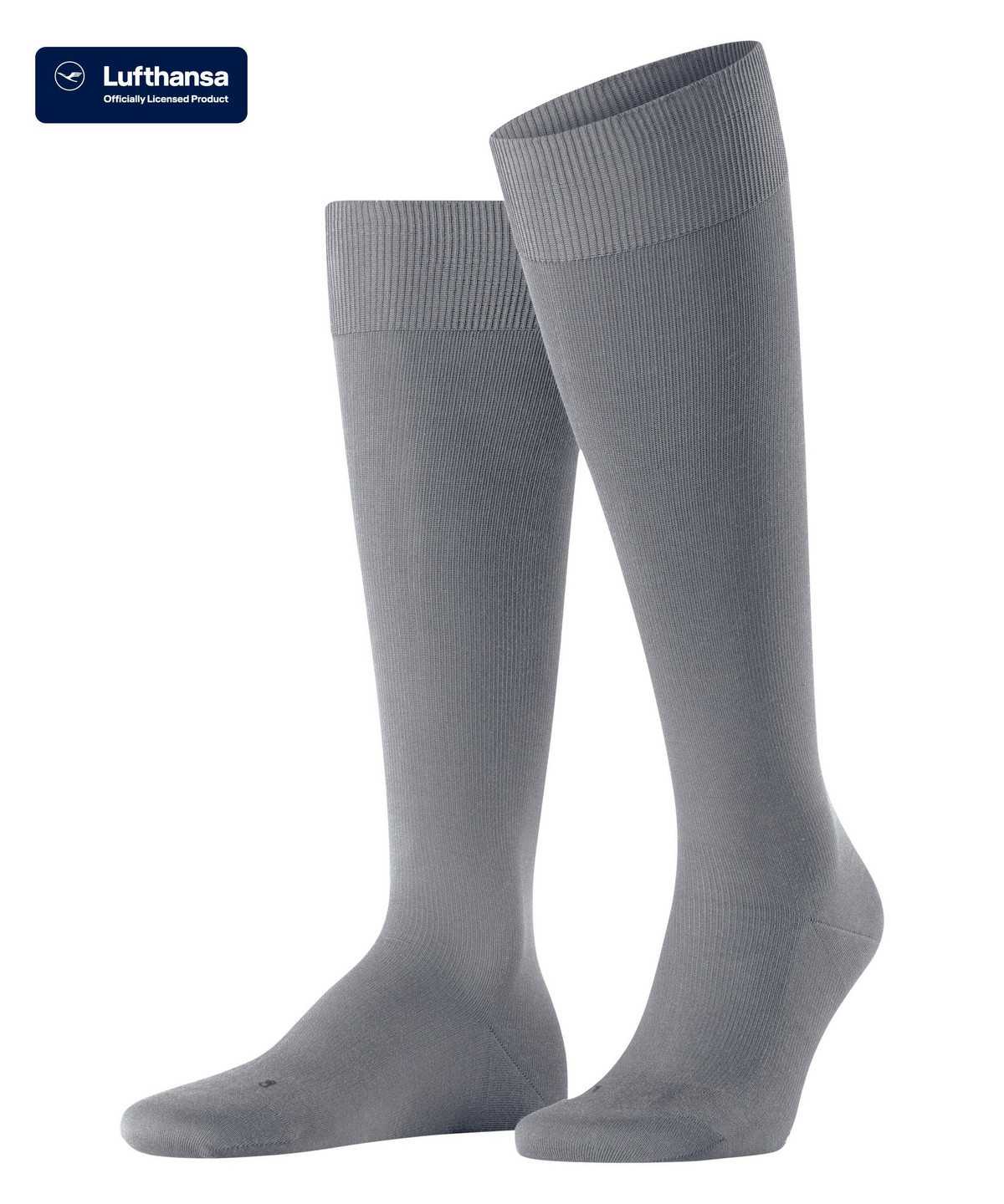 Calzini Uomo Falke Energizing Cotton Knee-high Socks Grigie | PFCD86435