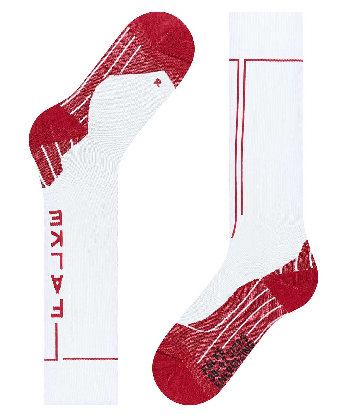 Calzini Uomo Falke Energizing Knee-high Socks Health Bianche | MRIV18054