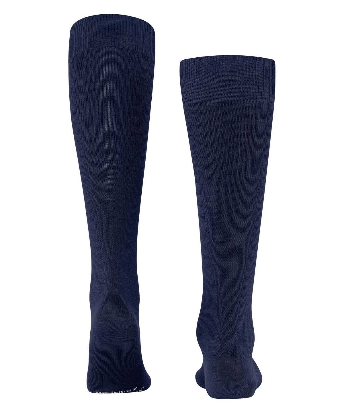 Calzini Uomo Falke Energizing Wool Knee-high Socks Blu | RFYQ32945