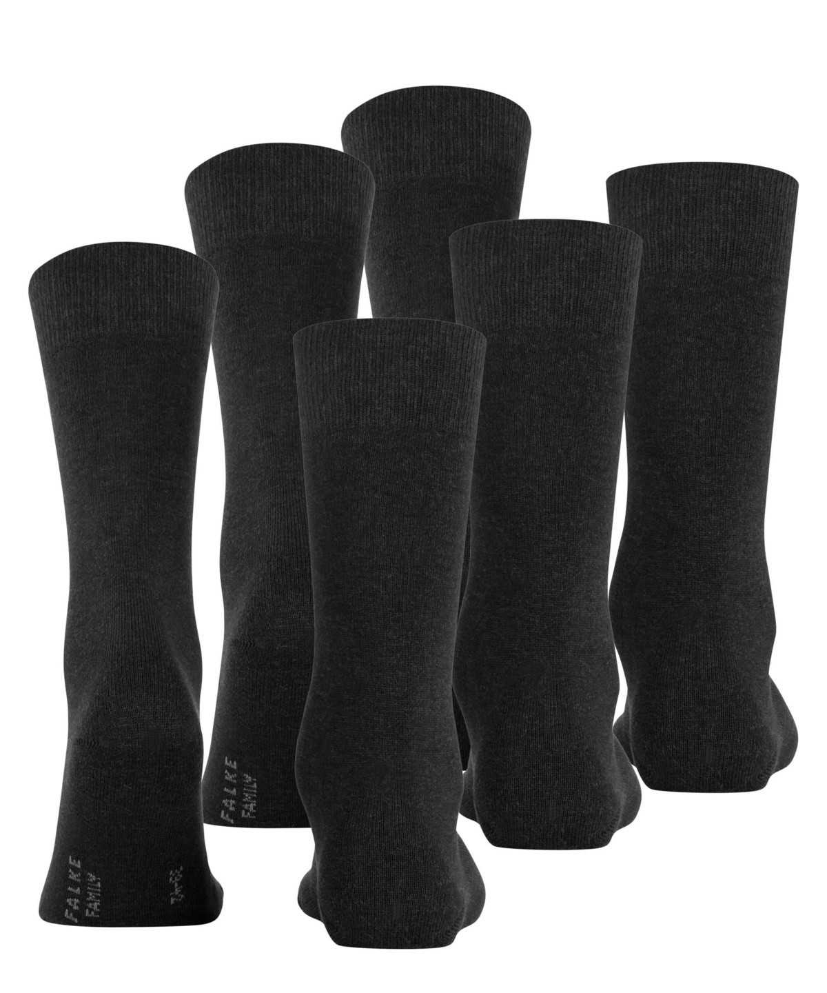 Calzini Uomo Falke Family 3-Pack Socks Grigie | EGFB34069