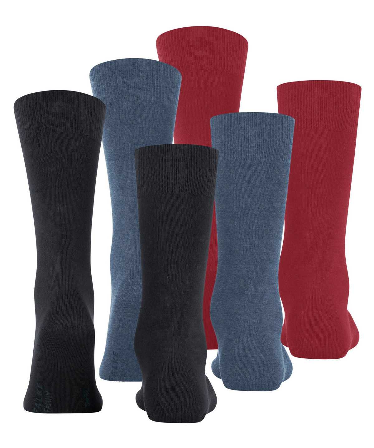 Calzini Uomo Falke Family 3-Pack Socks Multicolored | OMQA10638