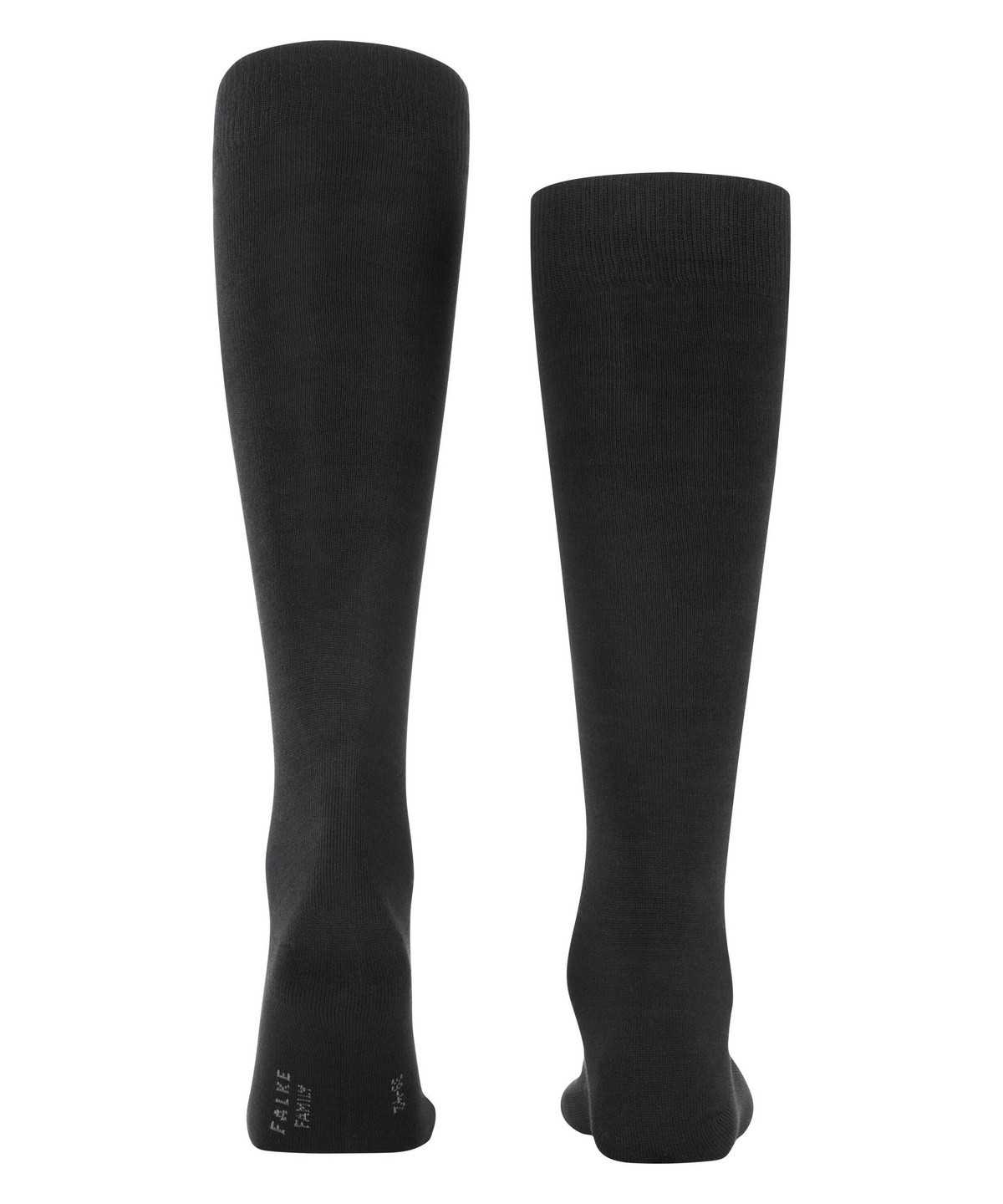 Calzini Uomo Falke Family Knee-high Socks Nere | POYL16754