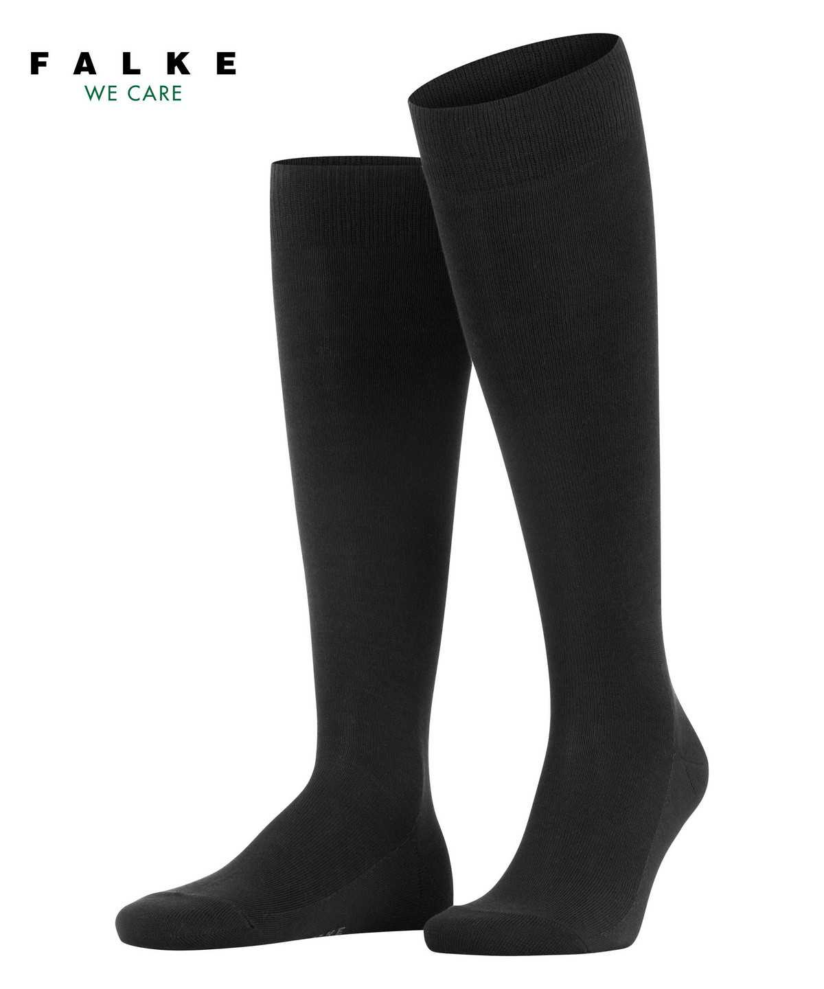 Calzini Uomo Falke Family Knee-high Socks Nere | POYL16754