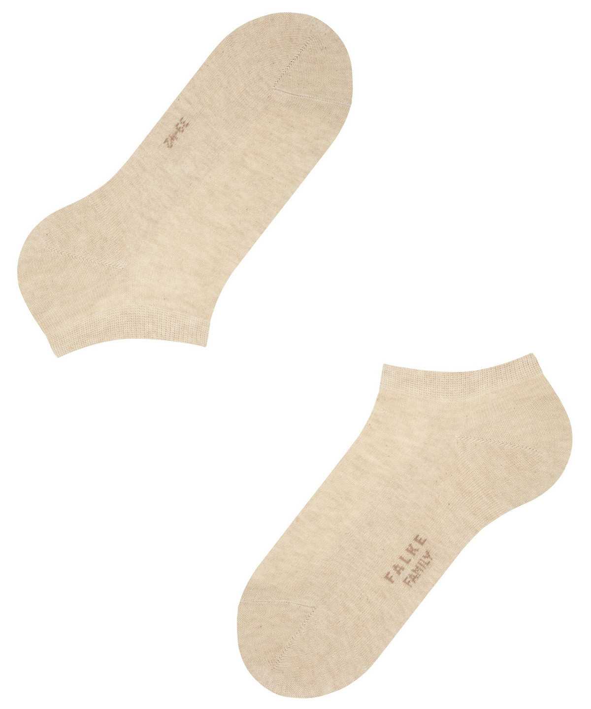 Calzini Uomo Falke Family Sneaker socks Beige | MZGU19405