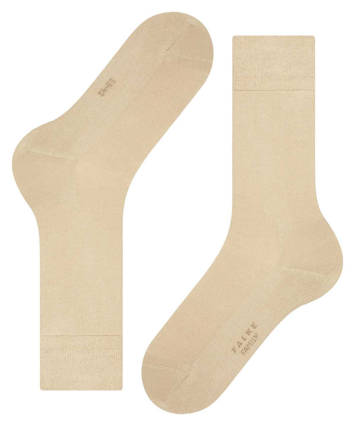 Calzini Uomo Falke Family Socks Beige | WDSY78136