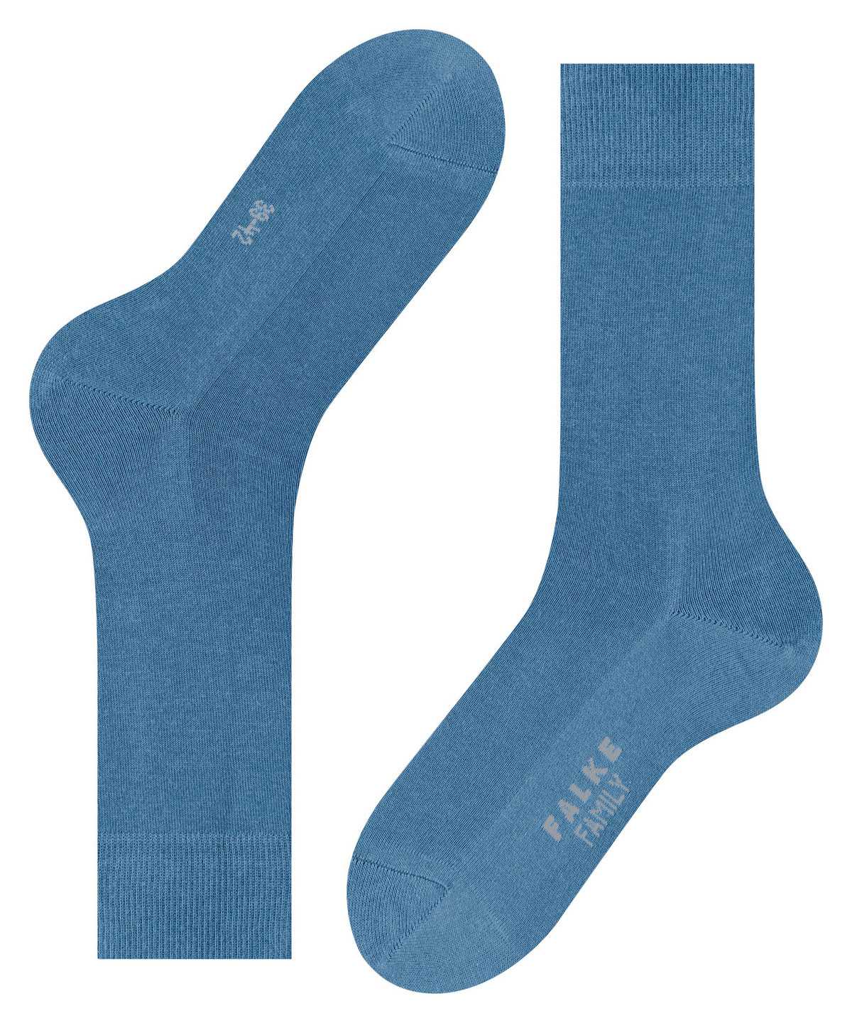 Calzini Uomo Falke Family Socks Blu | XHKY31284