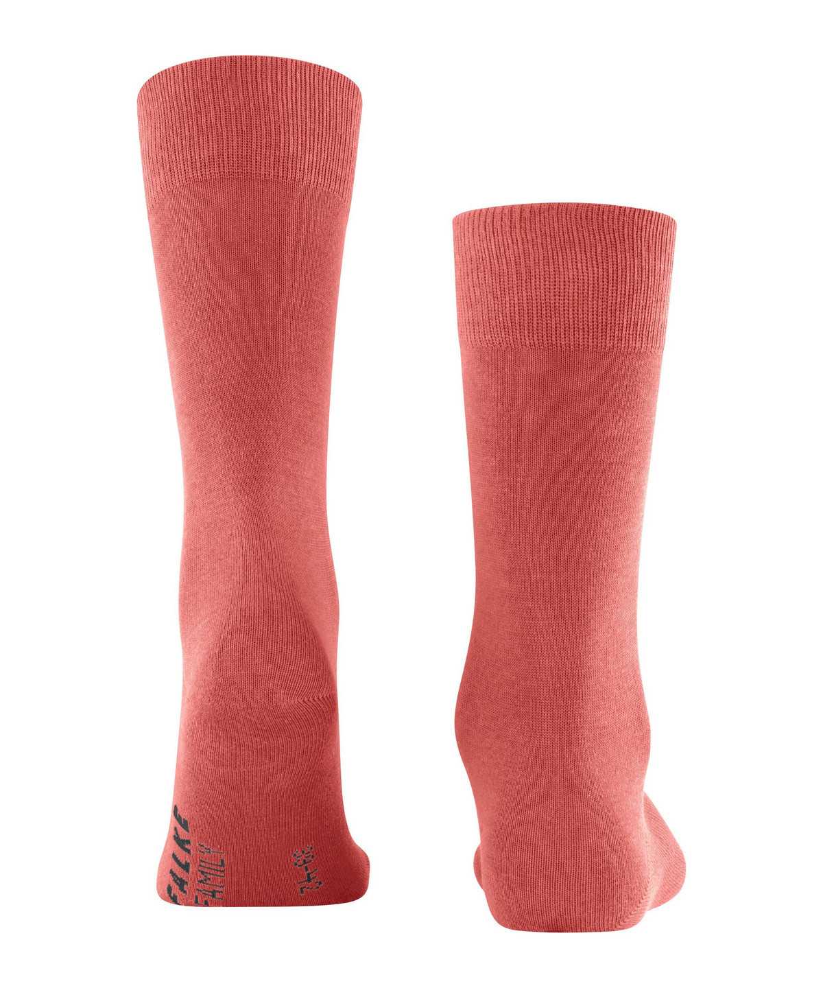 Calzini Uomo Falke Family Socks Rosse | AYNZ51638