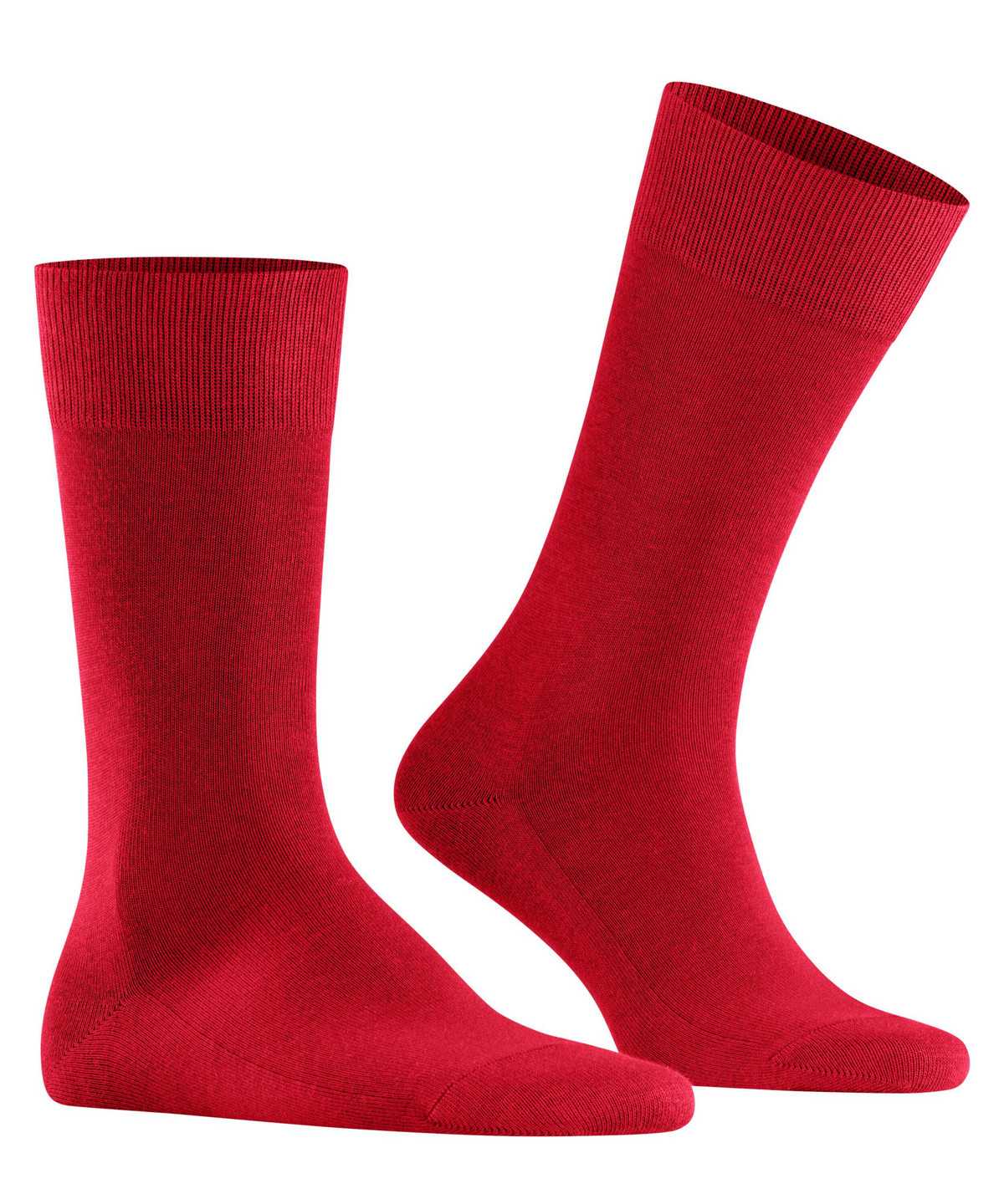 Calzini Uomo Falke Family Socks Rosse | UNPK63109