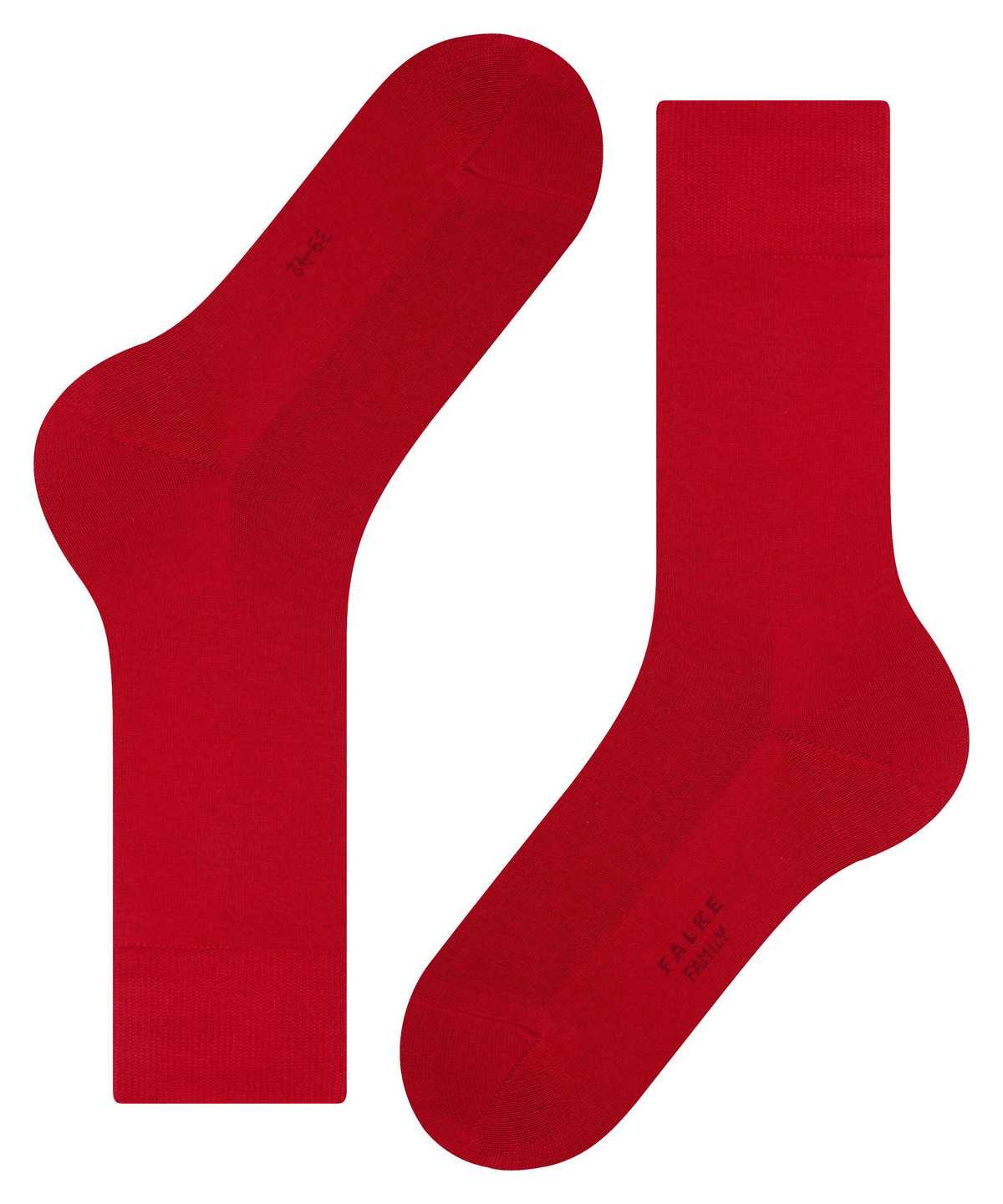 Calzini Uomo Falke Family Socks Rosse | UNPK63109