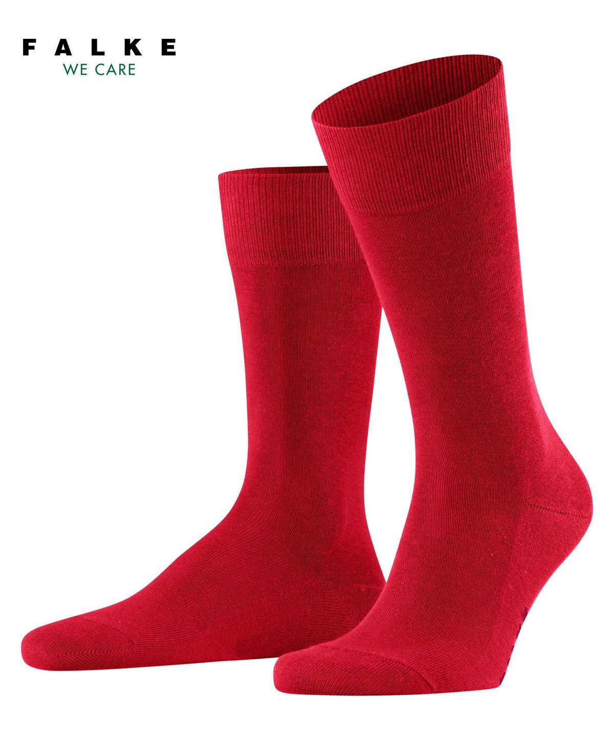 Calzini Uomo Falke Family Socks Rosse | UNPK63109