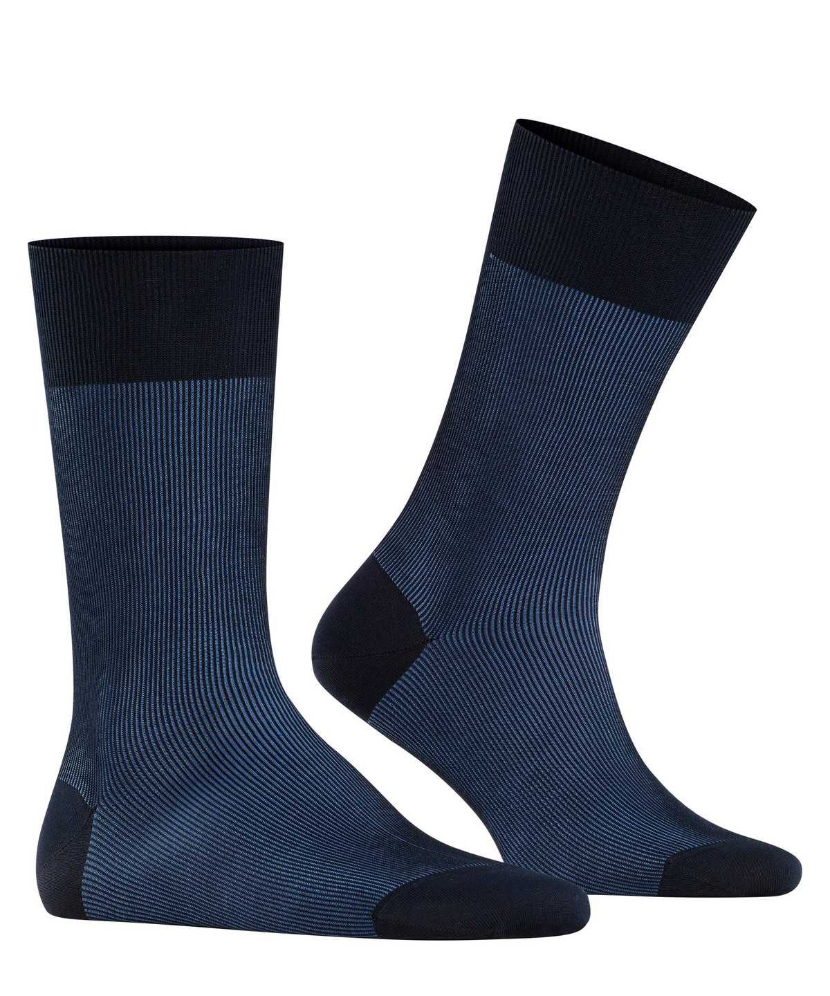 Calzini Uomo Falke Fine Shadow Socks Blu | LWYV48905