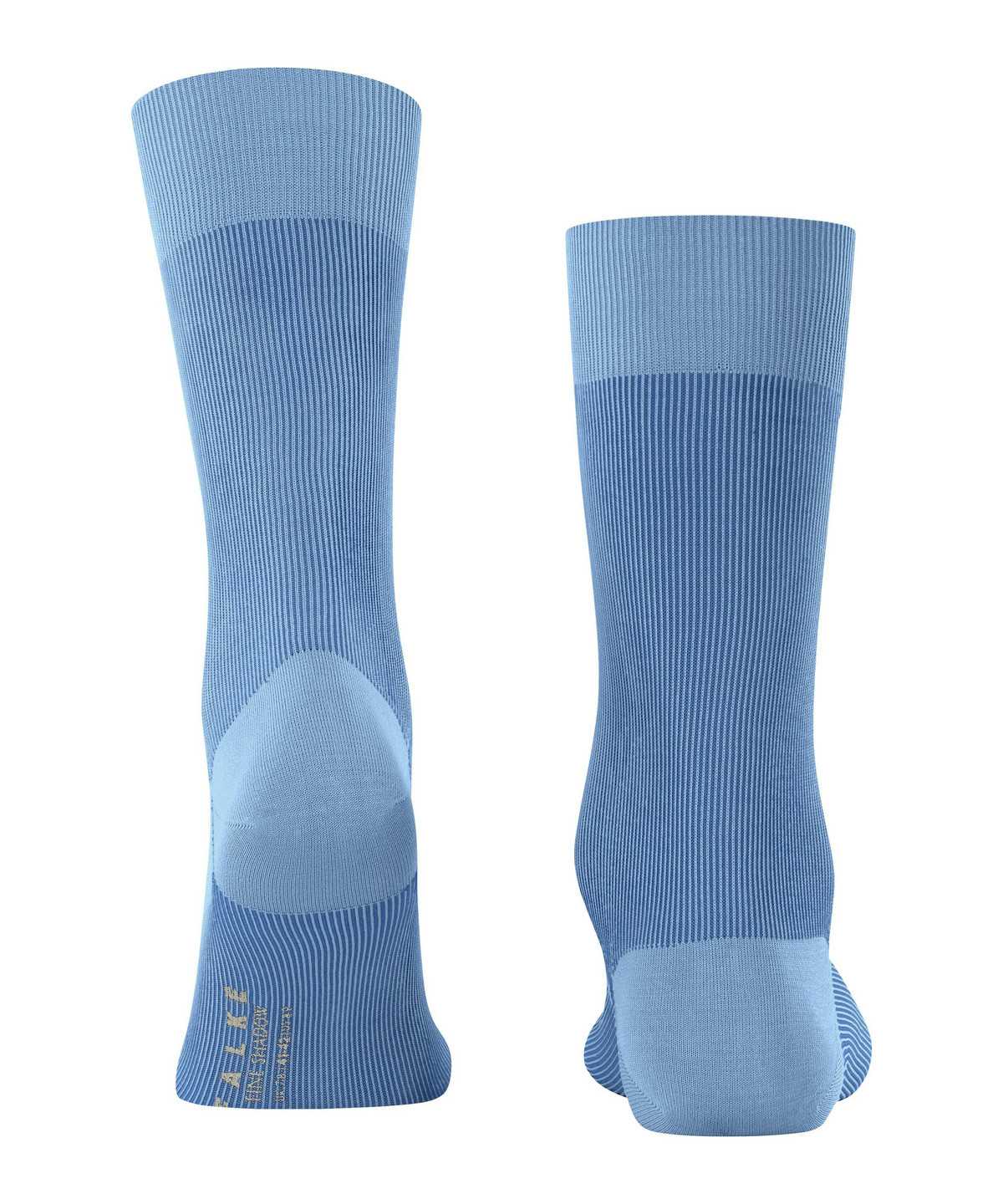 Calzini Uomo Falke Fine Shadow Socks Blu | PQXL18053