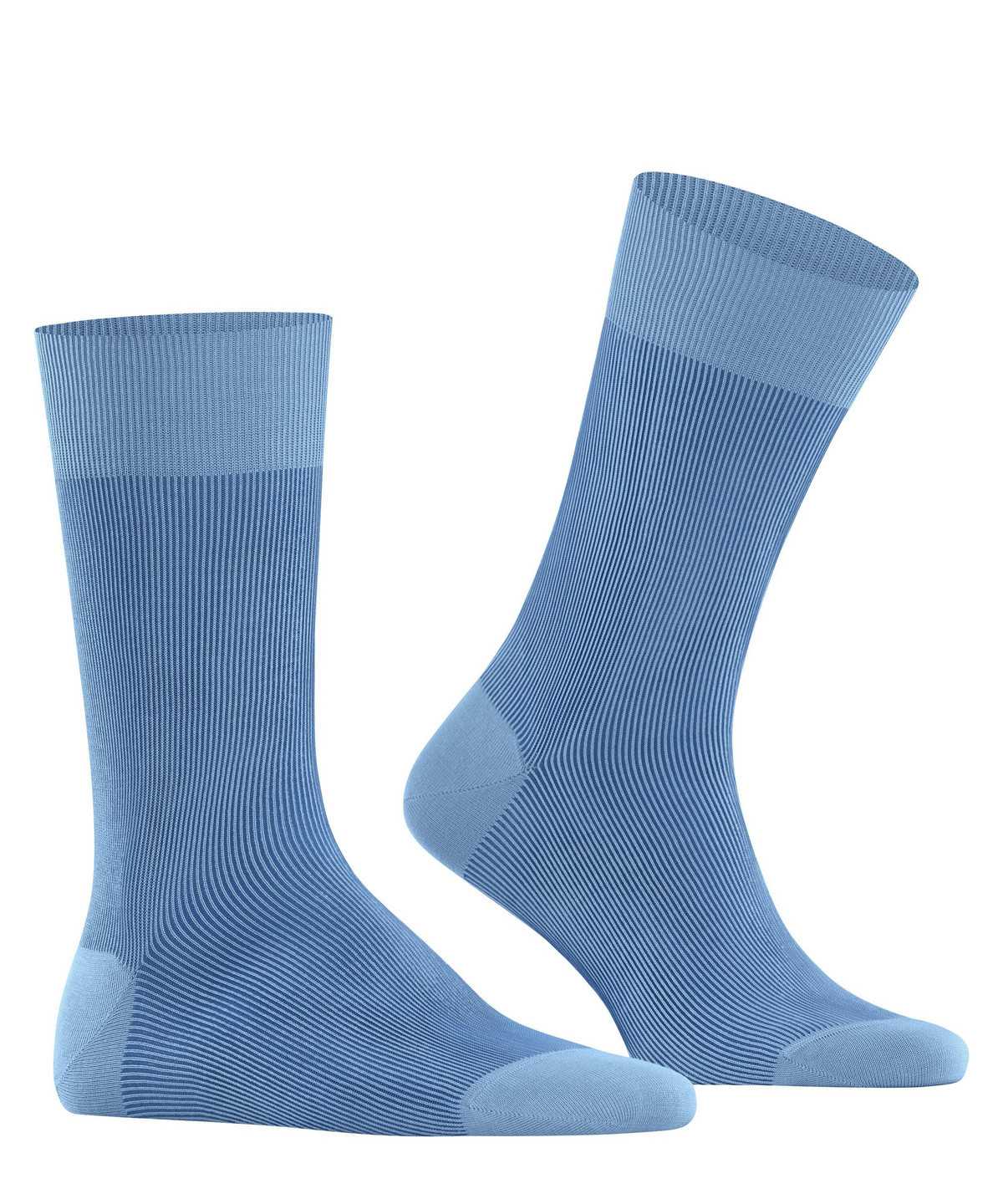 Calzini Uomo Falke Fine Shadow Socks Blu | PQXL18053