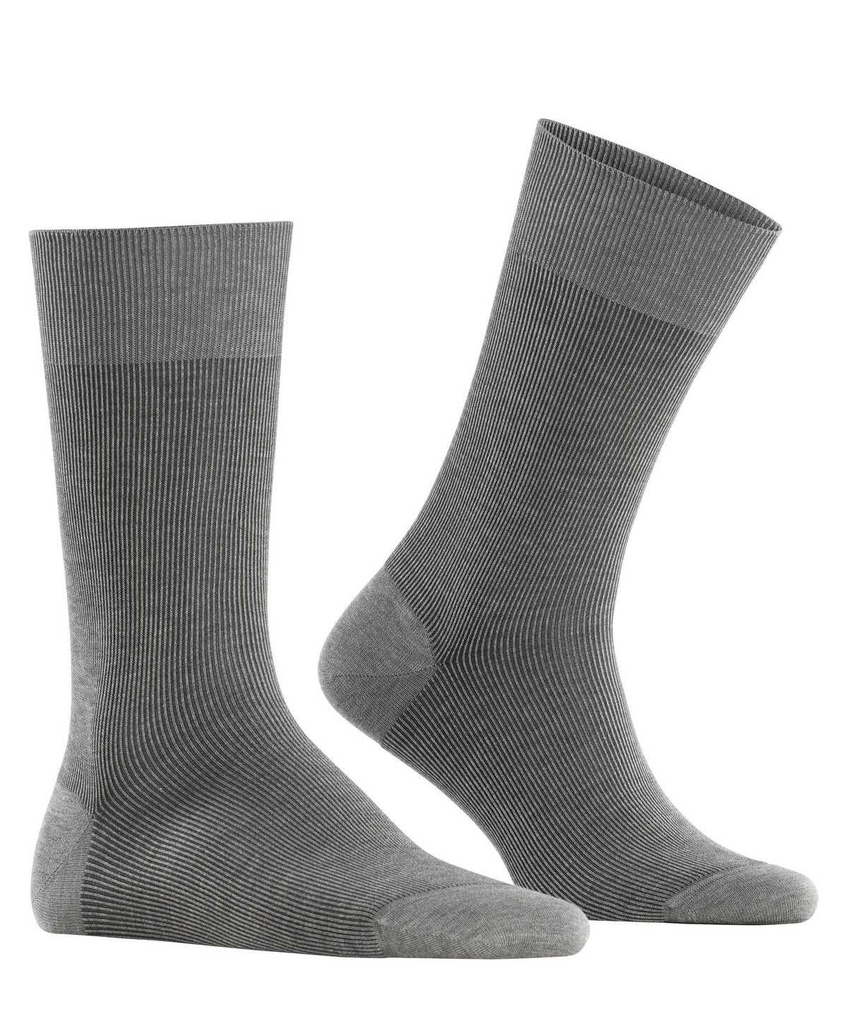 Calzini Uomo Falke Fine Shadow Socks Grigie | WFRU86912