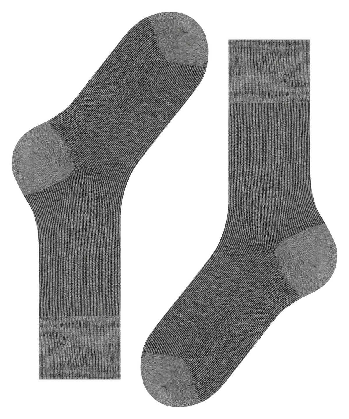 Calzini Uomo Falke Fine Shadow Socks Grigie | WFRU86912