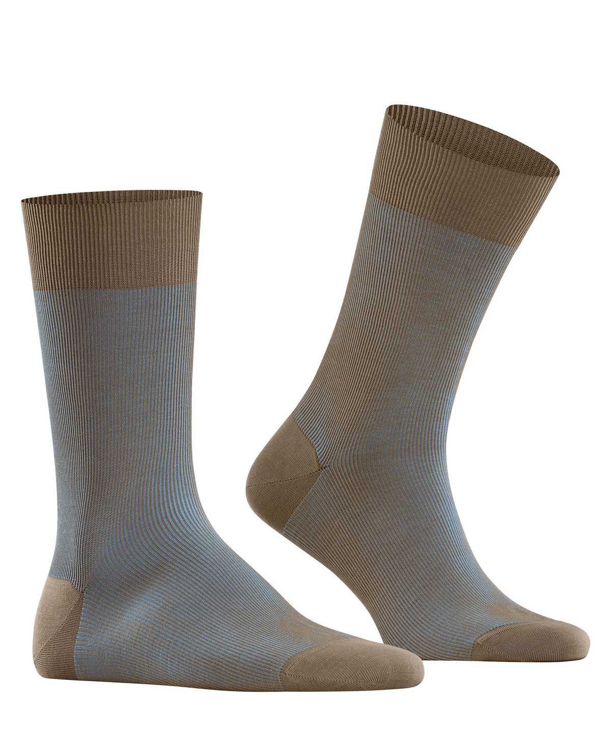 Calzini Uomo Falke Fine Shadow Socks Marroni | CJWA57286