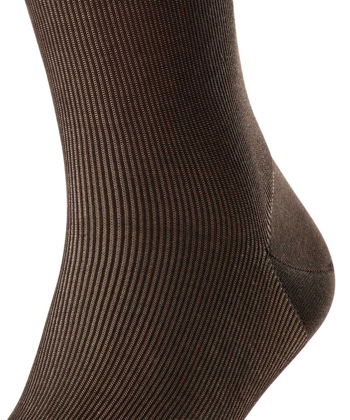 Calzini Uomo Falke Fine Shadow Socks Marroni | WAQC57924