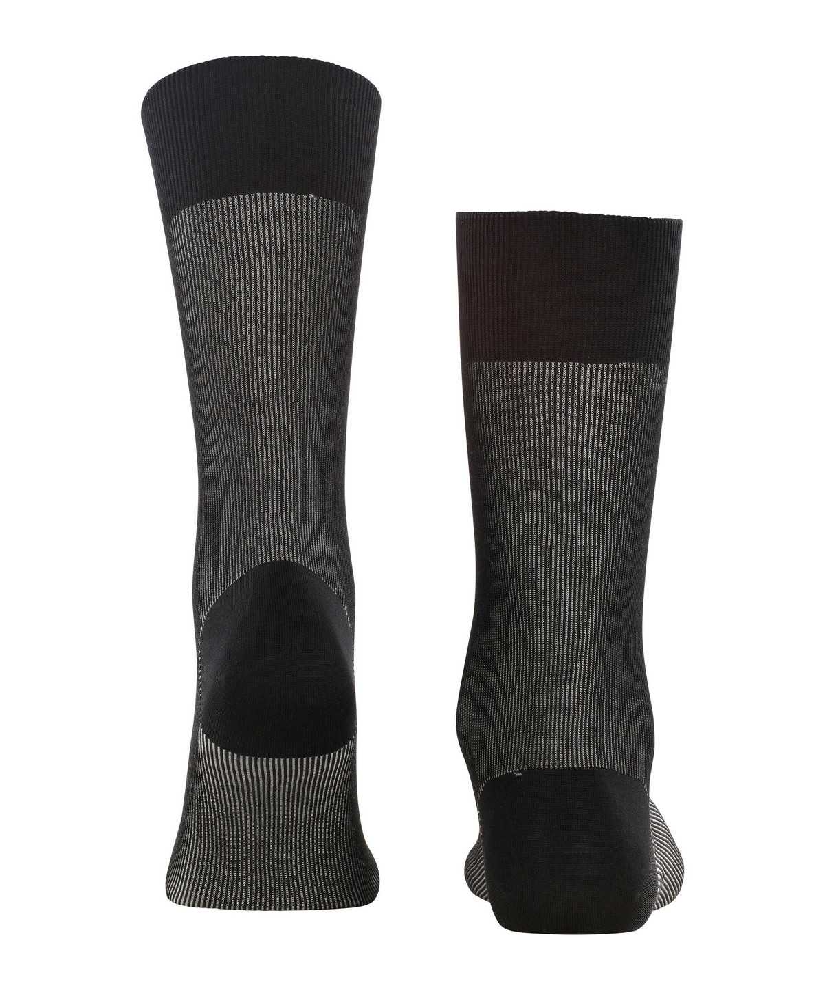 Calzini Uomo Falke Fine Shadow Socks Nere | VIBX89032