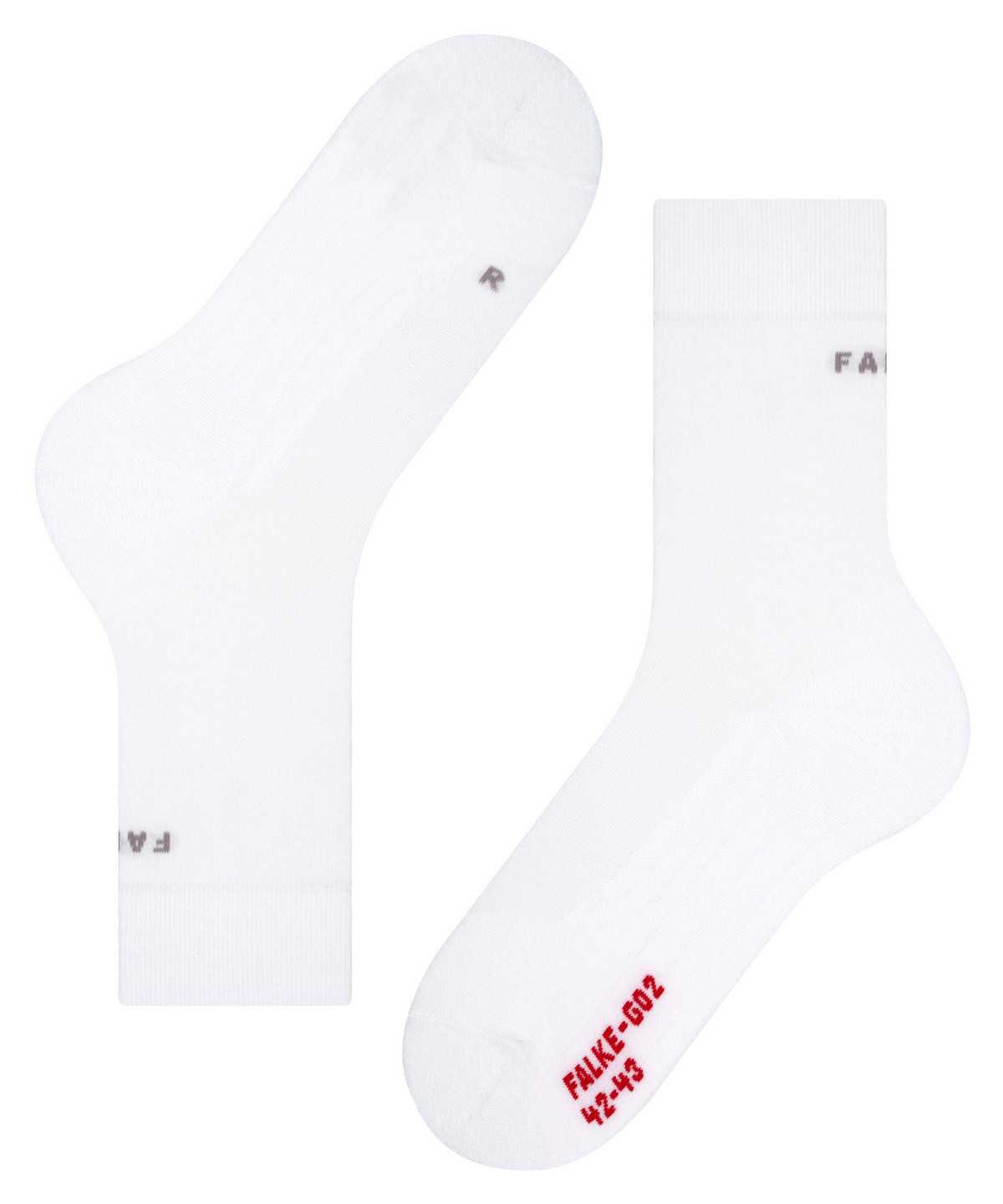 Calzini Uomo Falke GO2 Golf Socks Bianche | LUHB38604