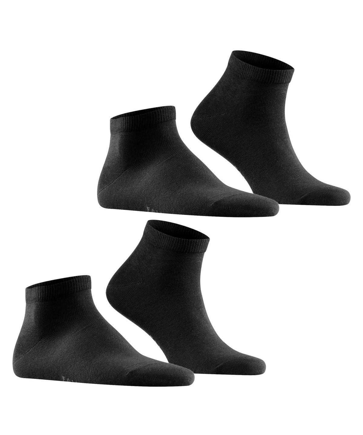 Calzini Uomo Falke Happy 2-Pack Sneaker socks Nere | KSPH98640