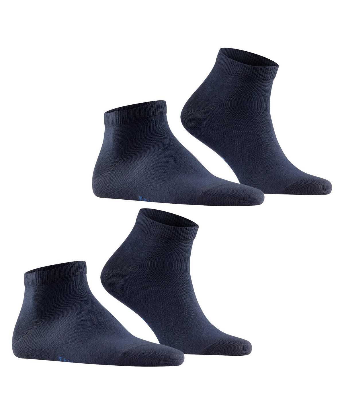 Calzini Uomo Falke Happy 2-Pack Sneaker socks Blu | EOLU14259