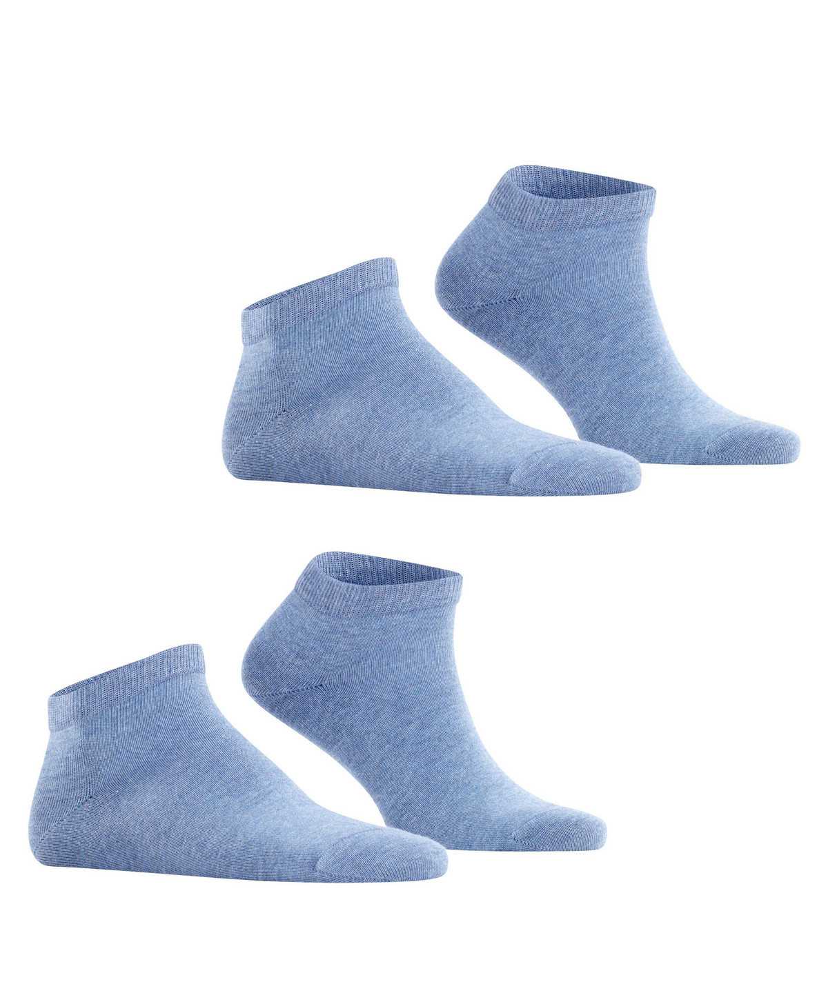 Calzini Uomo Falke Happy 2-Pack Sneaker socks Blu | WDJR27631