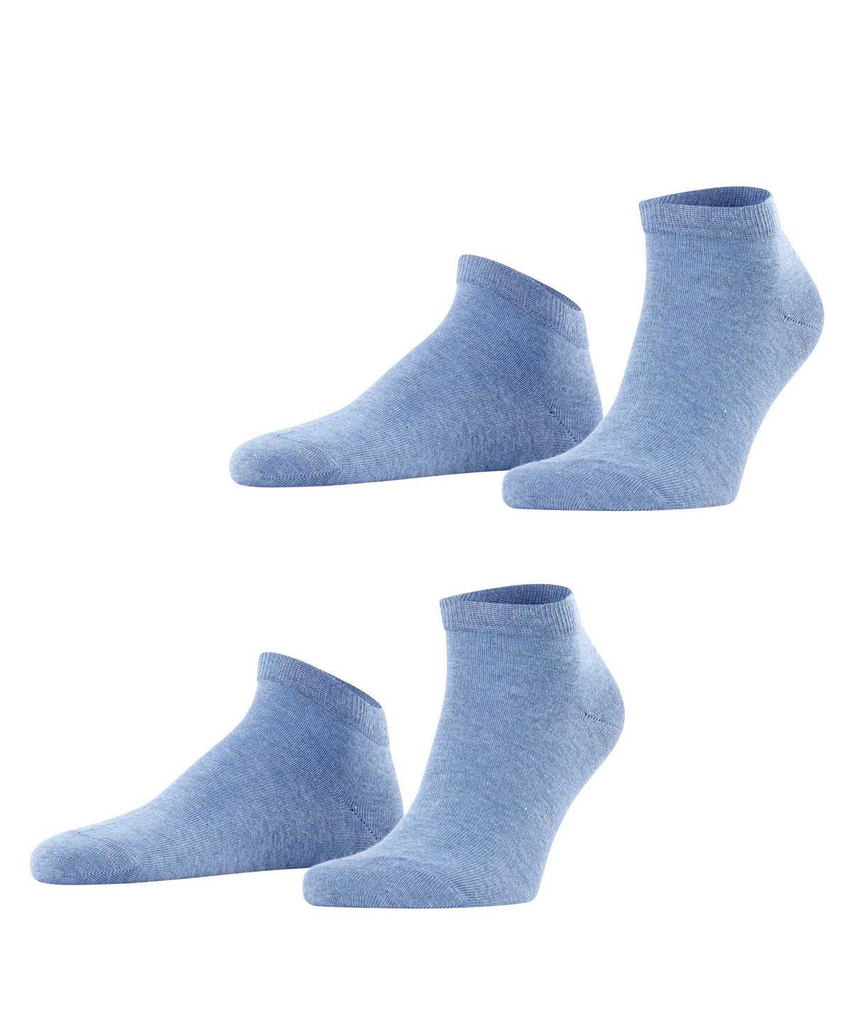 Calzini Uomo Falke Happy 2-Pack Sneaker socks Blu | WDJR27631