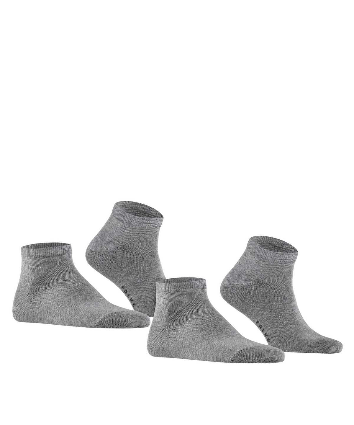 Calzini Uomo Falke Happy 2-Pack Sneaker socks Grigie | ALZB85961