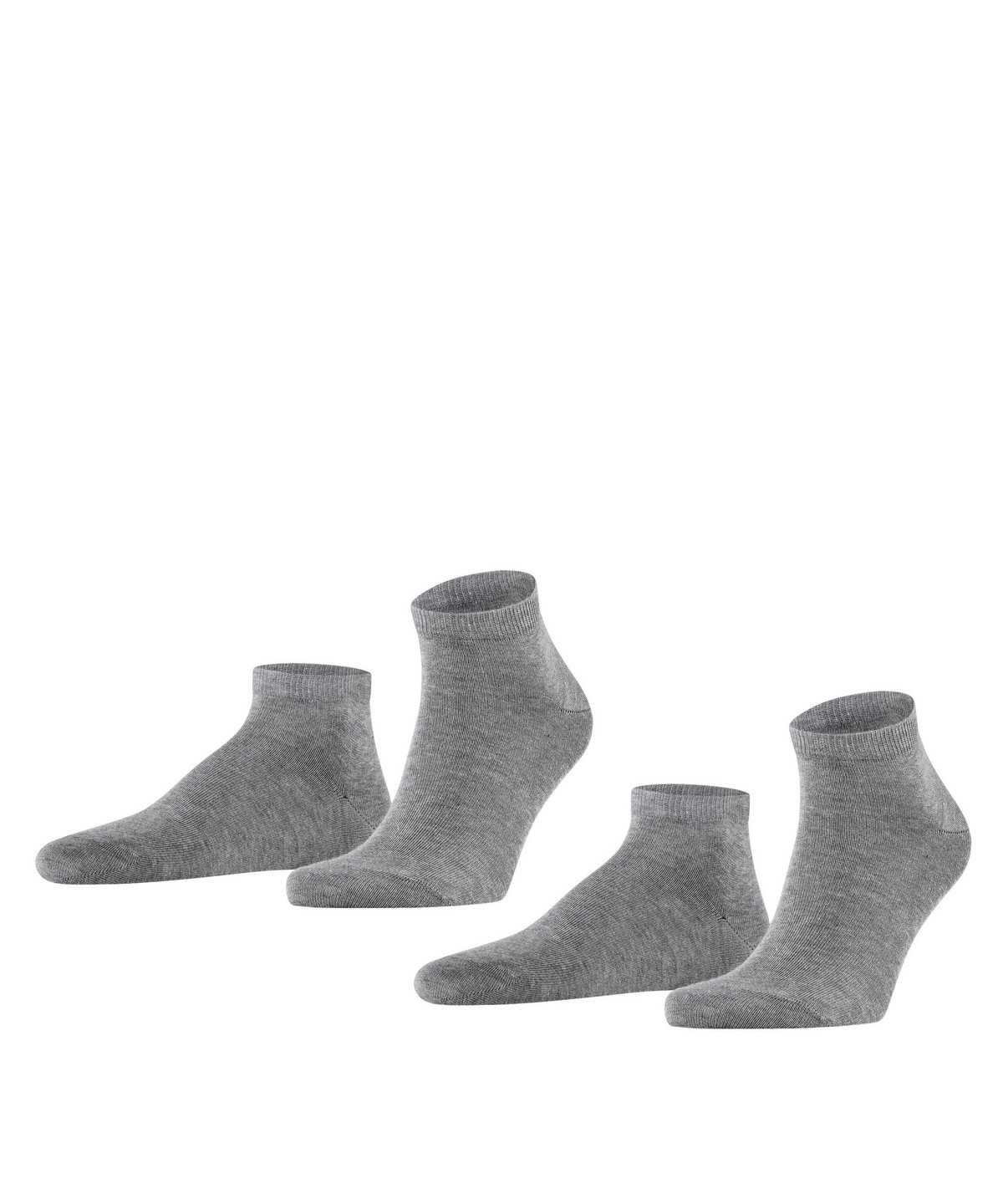 Calzini Uomo Falke Happy 2-Pack Sneaker socks Grigie | ALZB85961