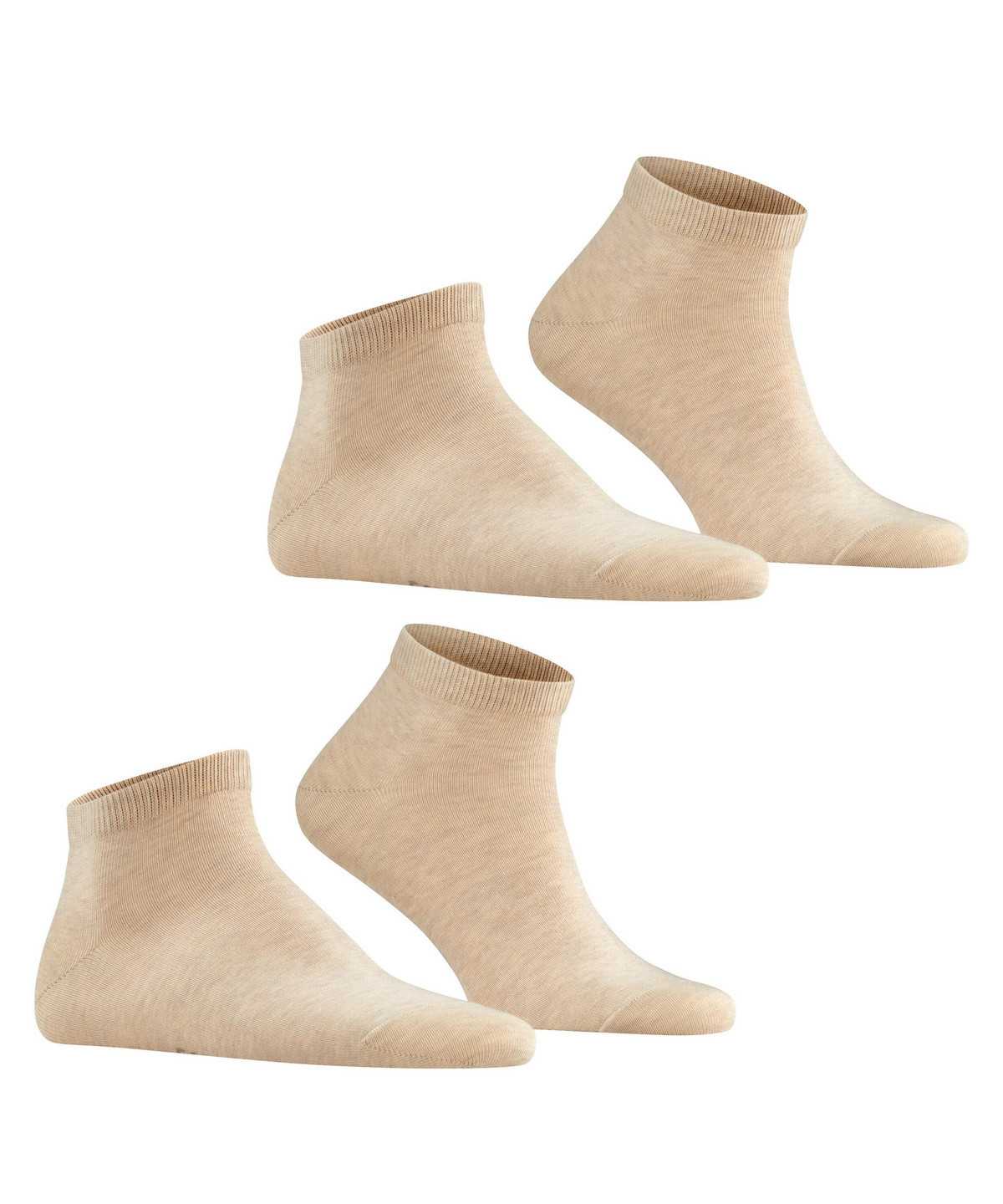 Calzini Uomo Falke Happy 2-Pack Sneaker socks Beige | ZUPT37145