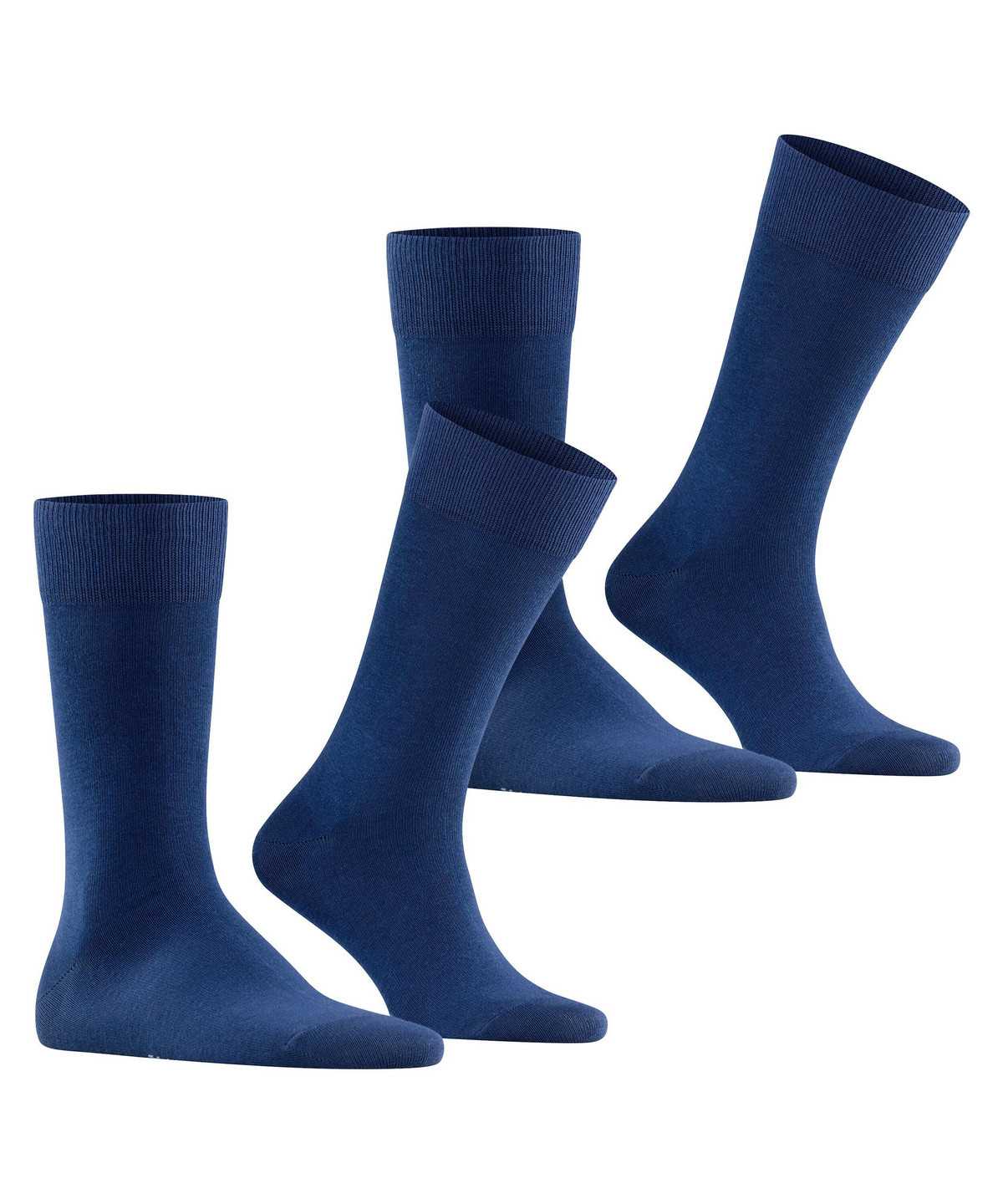 Calzini Uomo Falke Happy 2-Pack Socks Blu | ECIR36089