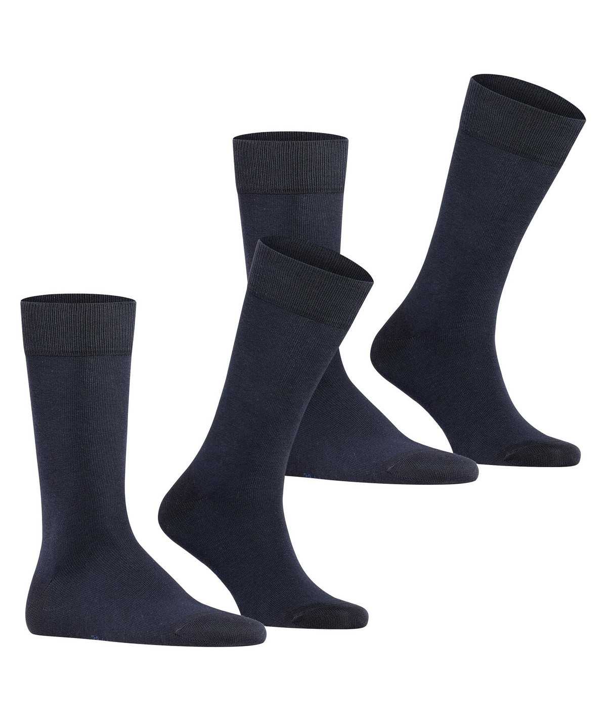 Calzini Uomo Falke Happy 2-Pack Socks Blu | LKVF90314