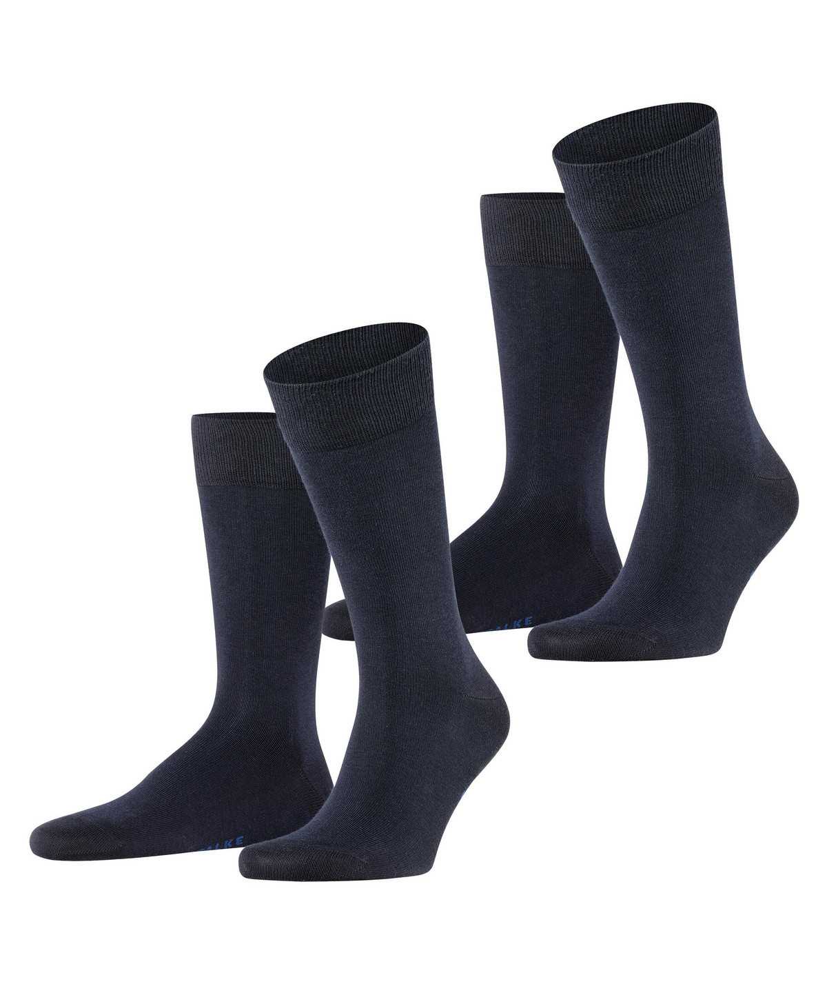 Calzini Uomo Falke Happy 2-Pack Socks Blu | LKVF90314