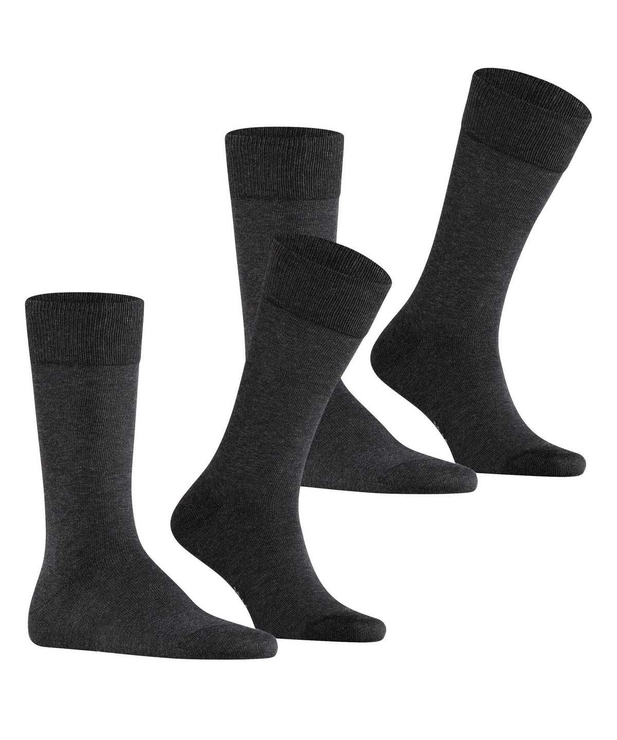 Calzini Uomo Falke Happy 2-Pack Socks Grigie | GTLU70265