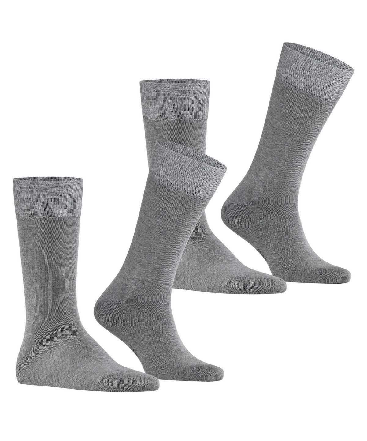 Calzini Uomo Falke Happy 2-Pack Socks Grigie | ZEQR04862